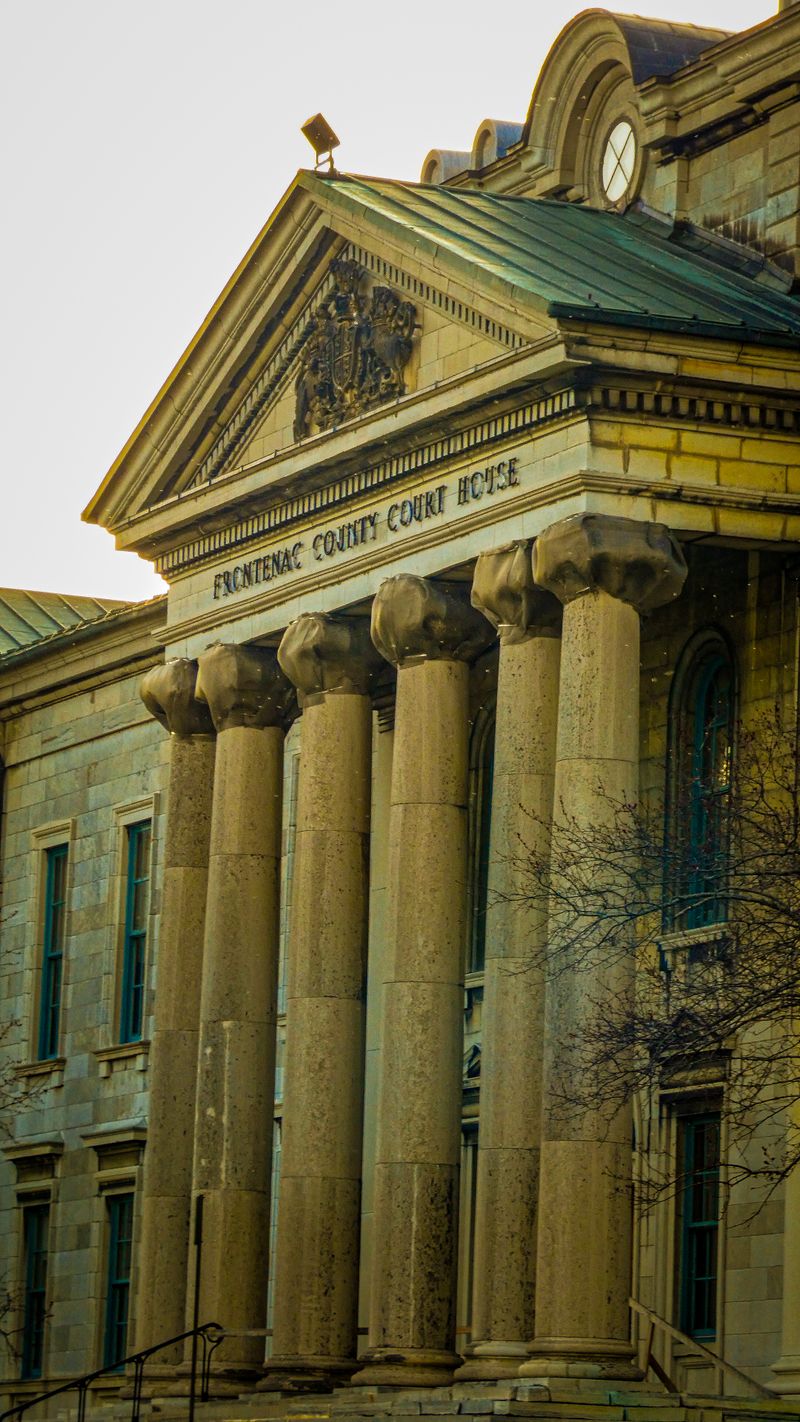 Federal courthouse facade